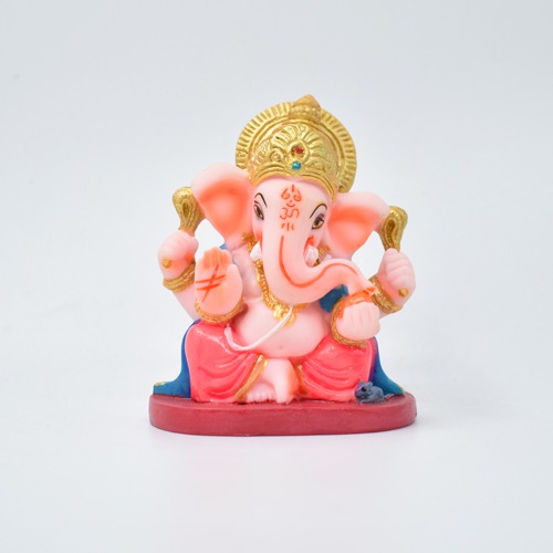 Blue Shal Small Ganapti Murti For Car Dashboard