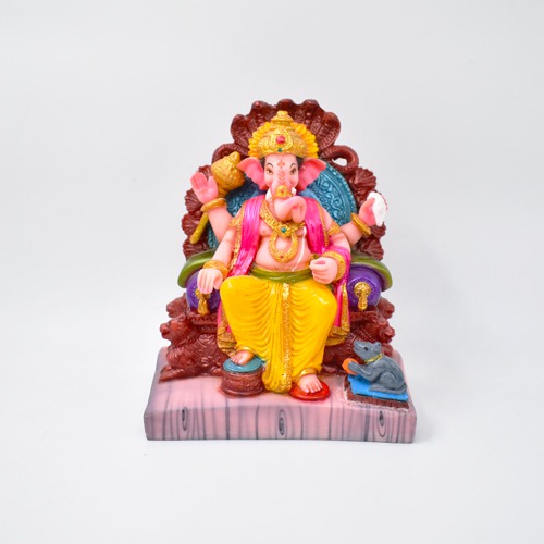 Lalbaug Raja Small Ganpati Murti for Home and office  Decor