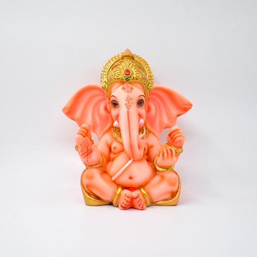 Big Ears Ganesha Fiber Statue For Car Dashboard