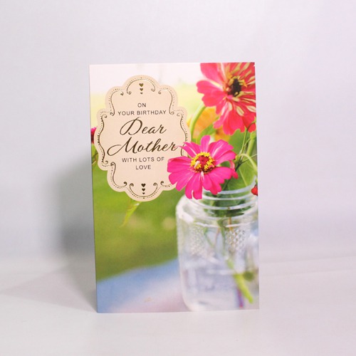 On Your Birthday Dear Mother With Lots Of Love Card