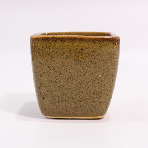 Brown Ceramic Pot | Garden and Living Room Decorative Small Ceramic Planter