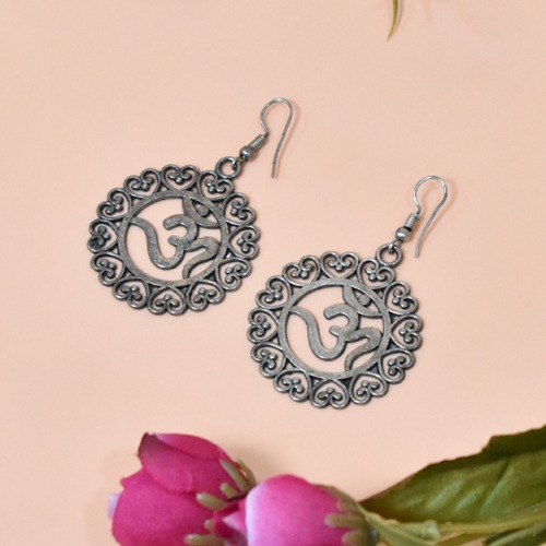 Om Design Earrings | Earrings | Women Earrings