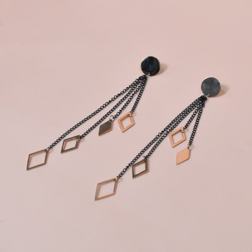 Western Black Party Wear Earrings | Earrings | Women's Earrings