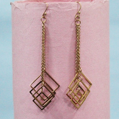 Geometric Square Western Earrings | Earrings | Women's Earrings