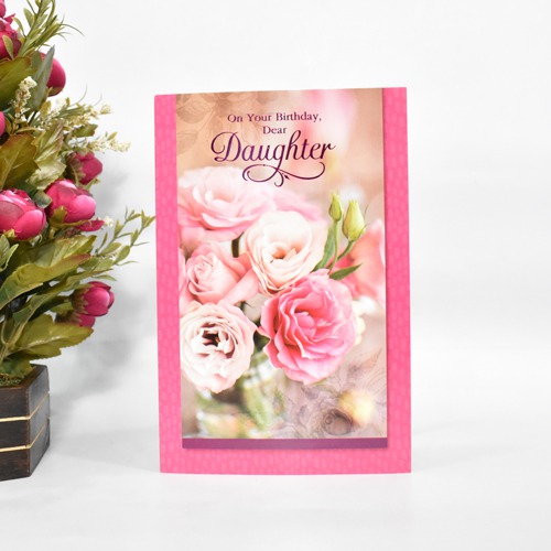 On Your Birthday, Dear Daughter Card | Greeting Card