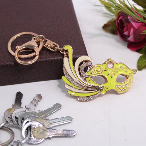 Charm Ventian Mask Keychain | Premium Stainless Steel Keychain For Gifting With Key Ring Anti-Rust | For Car Bike Home Keys for Men and Women