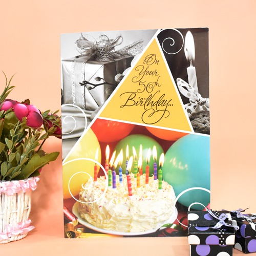 On Your 50th Birthday | Greeting Card