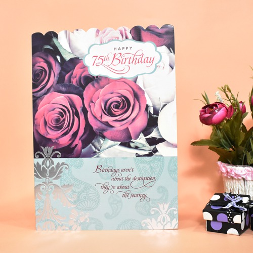 Happy 75th Birthday| Greeting Card