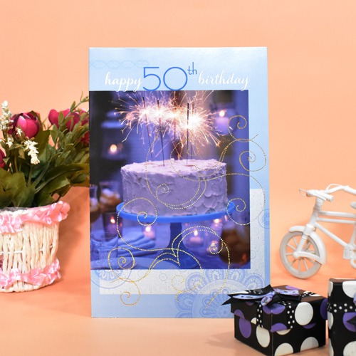 Happy 50th Birthday | Greeting Card