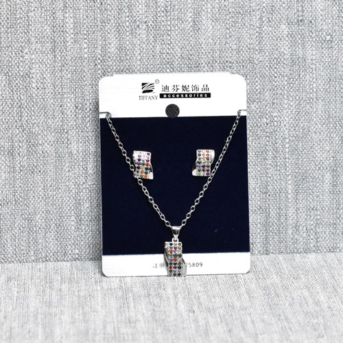 Multi colour Diamond Necklace Set | Necklace Set | Jewellery For Women's