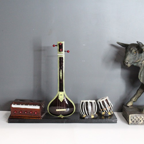 Miniature Musical Instrument Set Showpiece