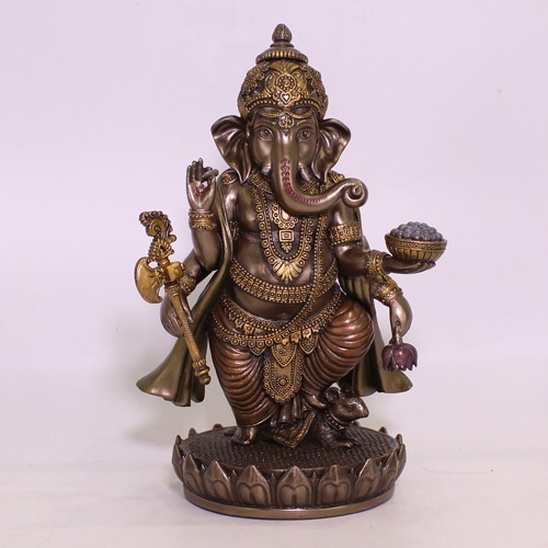 Bronze Bonded  Lord Ganesha Idol For Home Decor