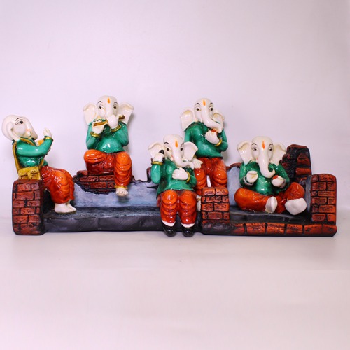 Lord Ganesh Musical Set Showpiece For Office Decor