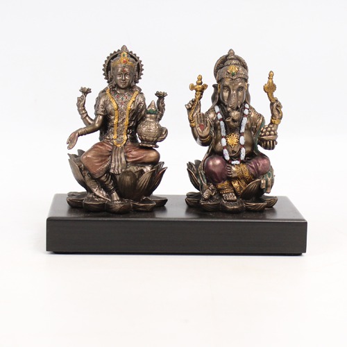 Ganesh Laxmi Wooden Base