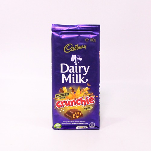 Cadbury Crunchie Dairy Milk, Chunky Golden Honeycomb, Milk Chocolate