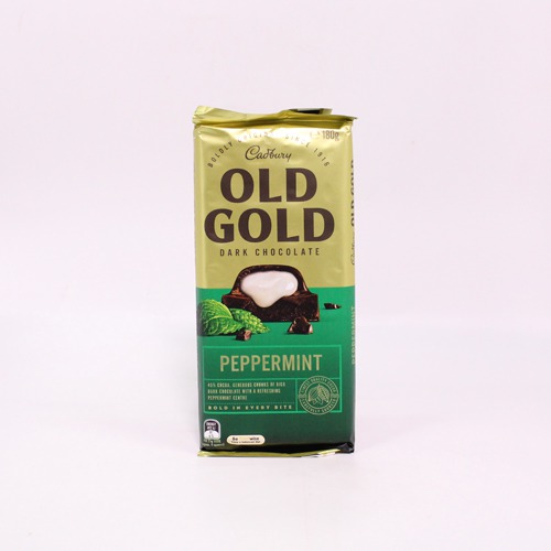 Cadbury Old Gold Peppermint Dark Chocolate