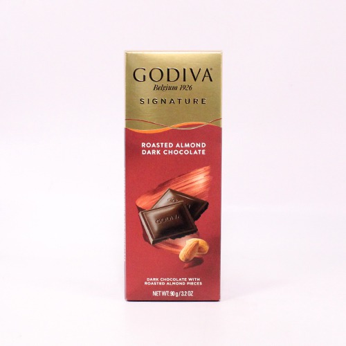 Godiva Signature Roasted Almond Dark Chocolate With Almond