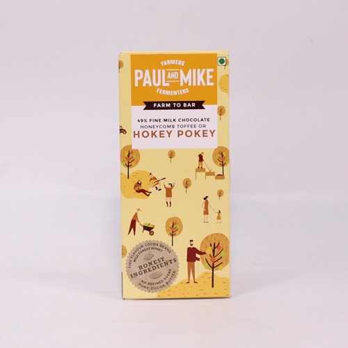 49% Fine Milk Chocolate Honeycomb Toffee Or Hokey Pokey| Paul And Mike