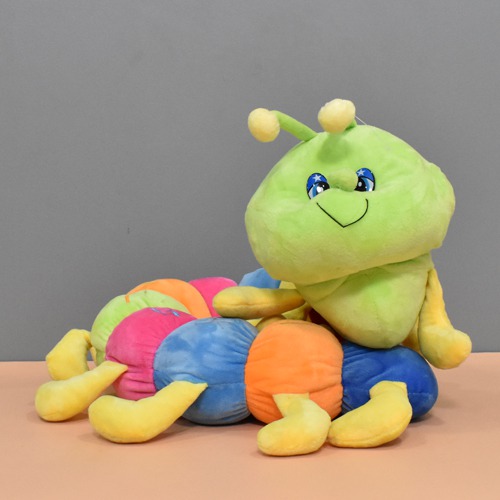 Caterpillar Soft Toy for Kids | Soft Toy Caterpillar | Caterpillar Soft Toy for Car | Multicolor (96 cm)