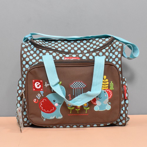 Blue and Brown Baby Dipper Hand Bag