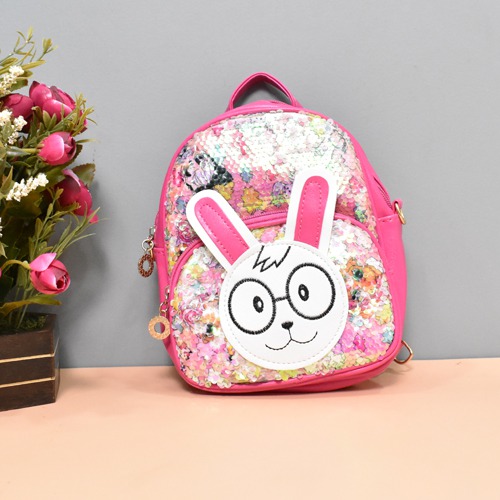 Bunny Sequins Backpack| Hand Bag | For kids