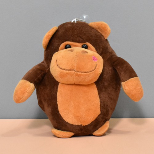 Brown Soft Toy Car Hanging For Kids