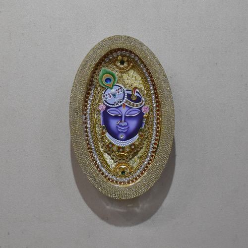 Shrinath Ji With Light Wall Hanging