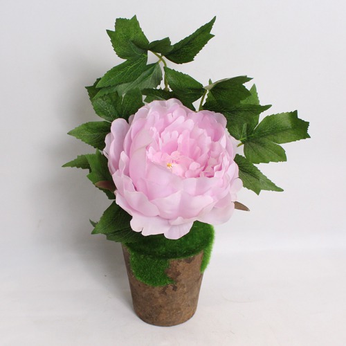 Artificial Polyester Flower | Plastic Artificial Flowers with Pot, Indoor Artificial Plants with Pot for Desk or Home Decoration