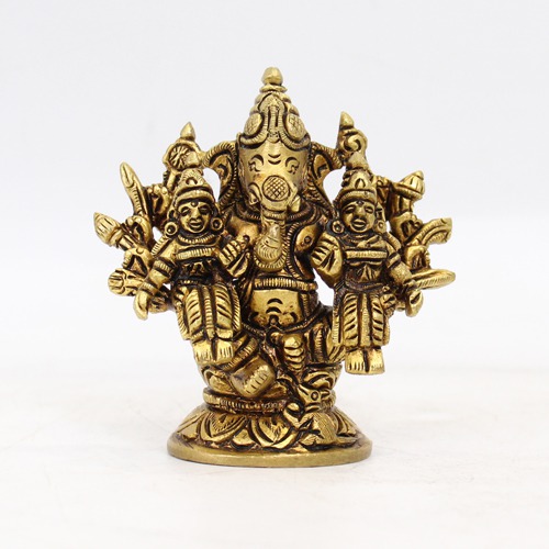 Innovative Brass Ganapti Idol For Home and Office Decor