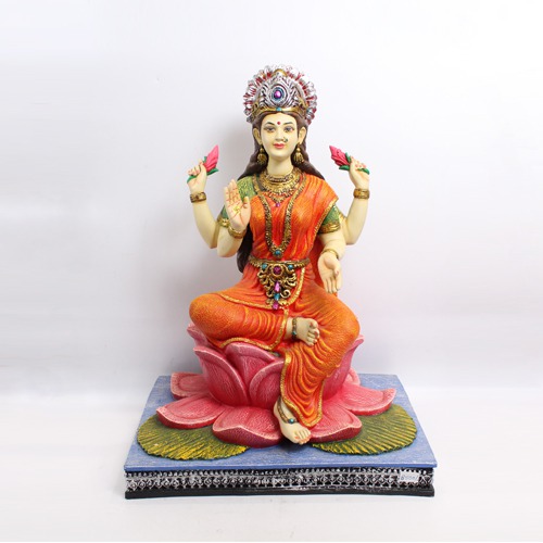 Kamal Laxmi Mata Idol For Home & Office Decor 18 inch