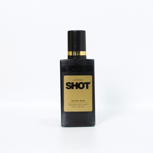 Layer'r Shot Black Noir | Long Lasting Body Spray | for Men | 130ml