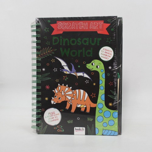 Scratch Art Dinosaur World Activity Books | Magic | Mystical | Fairy tales