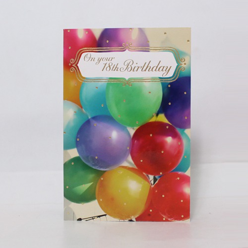 On Your 18th Birthday | Birthday Greeting Card