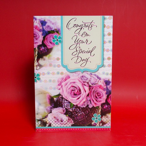 Congrats On Your Special Day | Congratulation Greeting Card