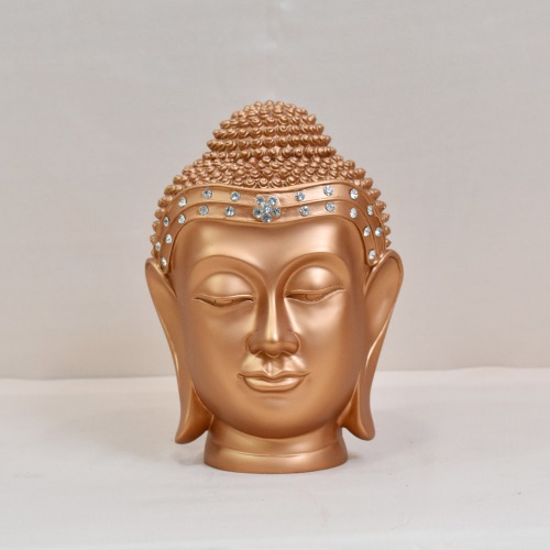 Decorative Buddha Face Statue Showpiece | Entique Lord Buddha Set Handicraft Idol God Gautama Buddha Statue