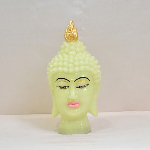 Small Face Buddha Handicraft Idol God Gautam Buddh Statue, Feng Shui Decorative Spiritual Puja Vastu Showpiece Figurine