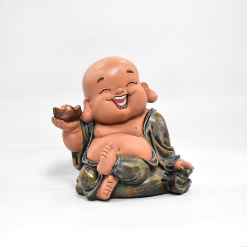 Laughing Little Monk Buddha Set Of 3 Statue | Buddha Statue Monk| Figurine Home Decorative Showpiece