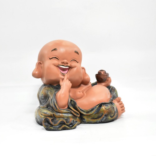 Attractive Monk Buddha Statue | Buddha Monk Statue Figurines Showpiece for Home | Office Decoration