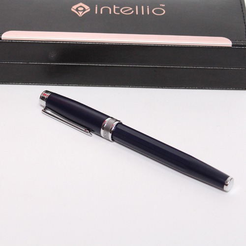 Itellio Blue and Chrome Ball Pen