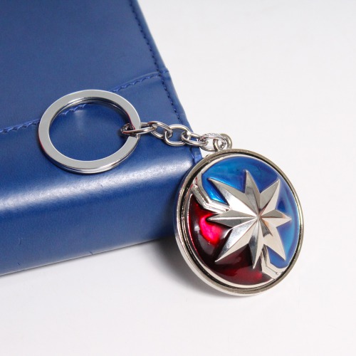 Captain Marvel Logo Keychain (Multicolour)