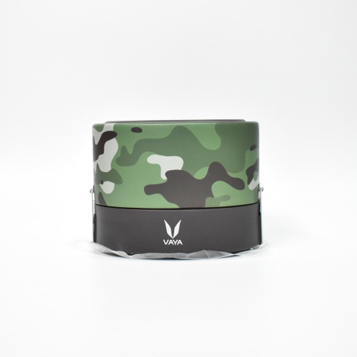 Vaya Tiffin Polished Stainless Steel Lunch Box Without Bagmat, 600 ml, 2 Containers, Camo,