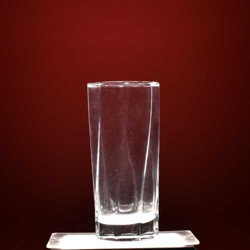 Glass Water Glass - Set of 6, Transparent, 300ml