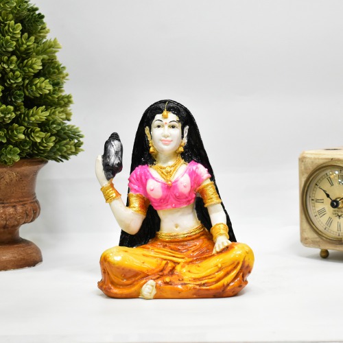 Rajasthani Lady Statue For Home Decor