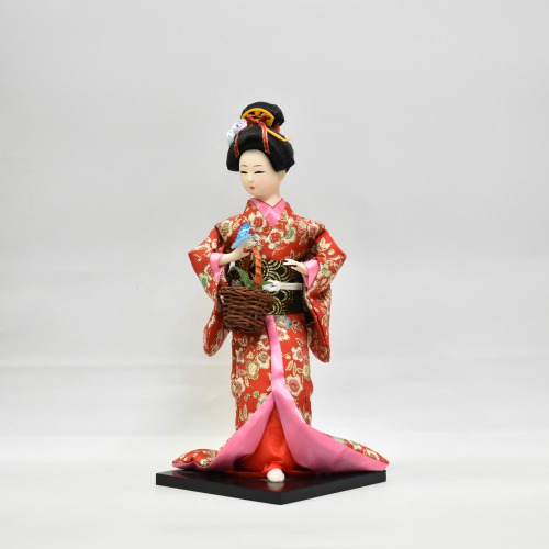 Japanese Geisha Dolls Kimono Ladies Dolls With Basket Ornaments Ornaments Home Decor | Home Decoration