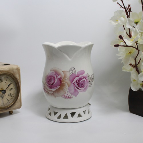 Oil Diffuser Floral Shape Oil Burner for Home Fragrance