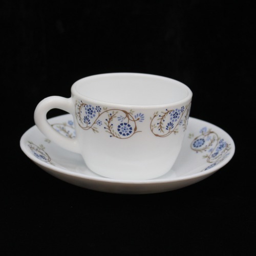 Beautifully Designed Printed Flower Design Tea Cup And Saucer 6 Piece Set For Tea | Green Tea Or Coffee