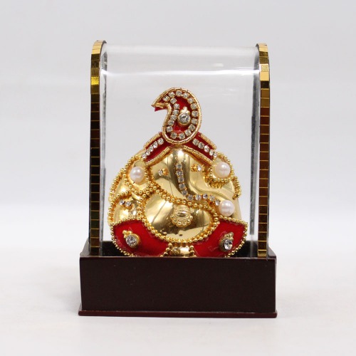 Sada Ceramic Ganesha Cabinet Murti | Statue for Living Room | Ganesha showpiece| showpieces in Home