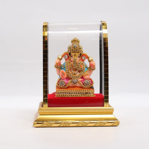 Dagdu Shet Cabinate Ganesha Murti | Ganesha showpiece | Showpieces In Home | Car Dashboard