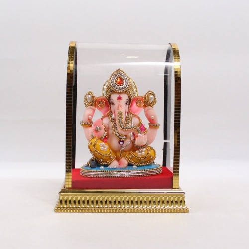 Cabinate Ganesha Murti | Ganesha Murti | Statue For Living Room | Ganesha | Showpieces In Home | Car Dashboard