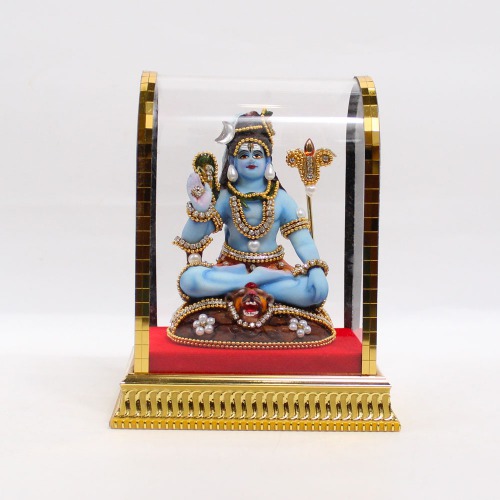 Shankar Mahadev Cabinet Murti | Suitable for Home Temple and Home Decor Hall and Living Room